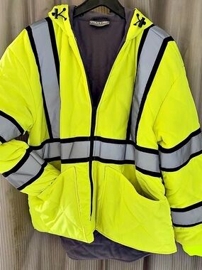 Utility Pro Class 3 High Visibility Quilted Industry Jacket
